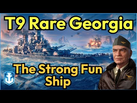 T9 Rare Georgia: One of the Fastest Battleship in the Game | World of Warships
