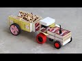How To Make Matchbox Tractor At Home Tractor Making With Matchbox Satish Tech