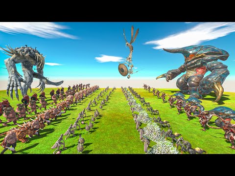 Team Infernals VS Alien Exotica | Who can resist a Cosmic Invasion? - Animal Revolt Battle Simulator