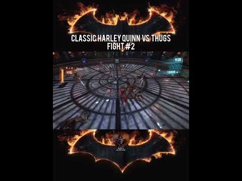 CLASSIC HARLEY QUINN VS. THUGS FIGHT #2 | BATMAN: ARKHAM KNIGHT | #arkhamknight #shorts