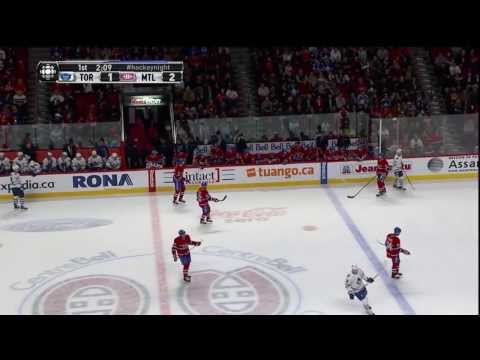 van Riemsdyk Goal - Leafs 1 vs Canadiens 2 - Mar 1st 2014 (HD)