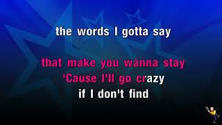 Steal Your Heart Away - Bonnie Raitt (KARAOKE)