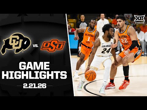 Oklahoma State vs. Colorado Game Highlights | 2025-26 Big 12 Men’s Basketball
