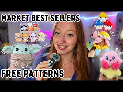 Crochet Market Best Sellers 💸 FREE PATTERNS