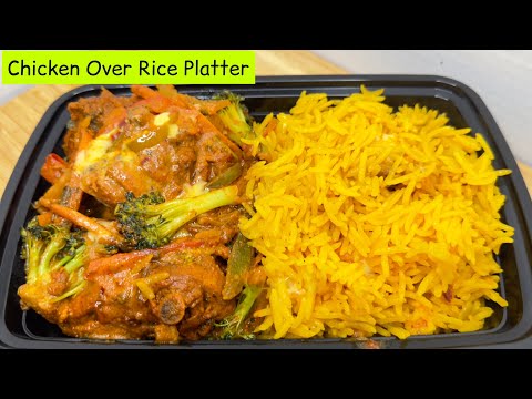 Ramadan Recipes : Chicken Over Rice Recipe For Iftar, Dinner | Platter| Chicken Recipes By lubna