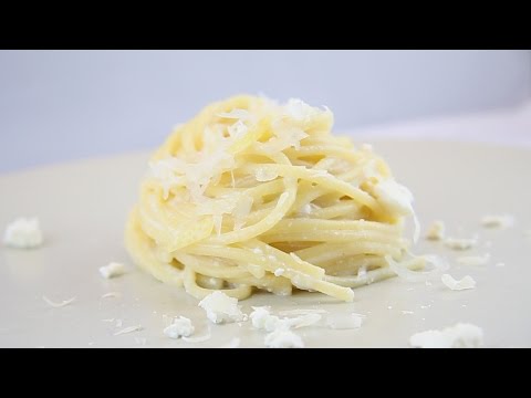 Spaghetti Feta, Limone e Basilico - Le #ricette di Facile.Cooking