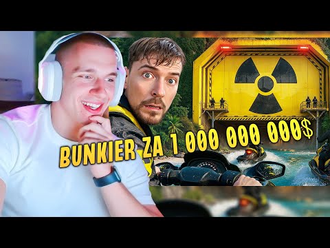 WŁODAR OGLĄDA MR BEAST BUNKIER ZA 1$ VS 1 MILIARD $$
