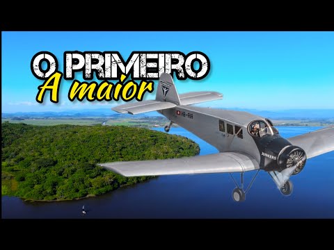 De onde o avião caiu, naveguei até maior lagoa de água doce de SC, acampado pelo caminho.