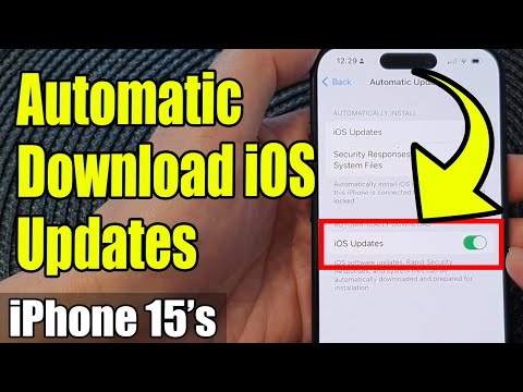 iPhone 15/15 Pro Max: How to Turn On/Off Automatic Download iOS Updates