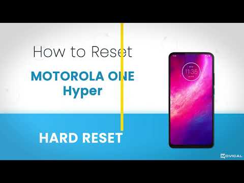 How to Hard Reset Motorola ONE Hyper. Recovery Mode. Factory Data Reset