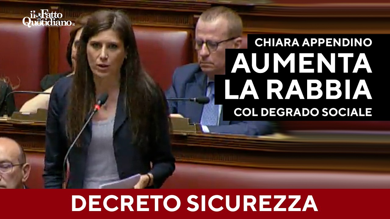 "Meloni ha smantellato lo stato sociale". Appendino contro il decreto sicurezza: "Aumenta la rabbia"