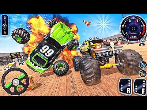 Monster Truck Demolition Derby 3D - Monster Truck Demolition Crash - Android GamePlay