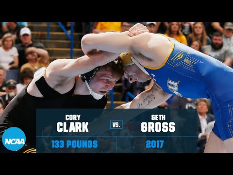 Cory Clark vs. Seth Gross: 2017 NCAA wrestling championships (133 lb.)