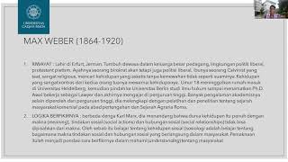 Teori Sosial Max Weber