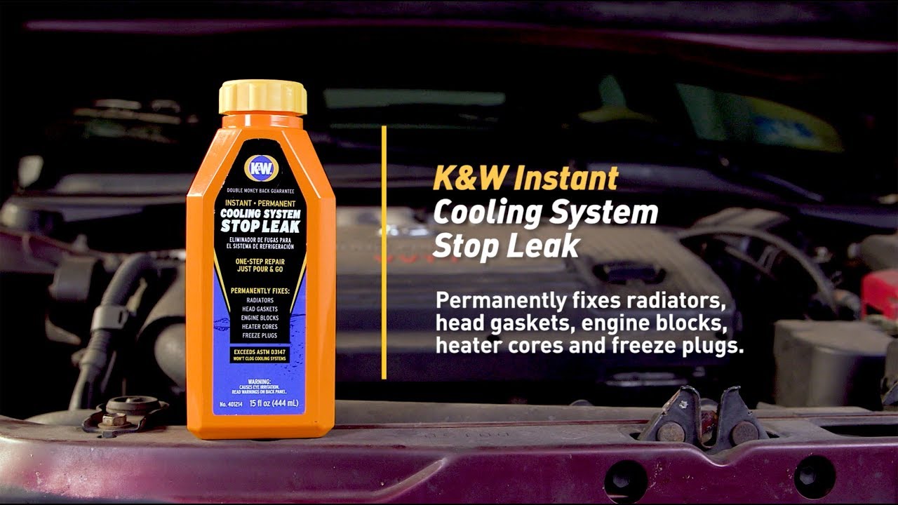 How to Fix a Cooling System Leak with K&W® Instant Cooling System Stop Leak