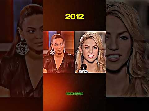 Beyonce vs Shakira (2012 - 2015)😍 #beyonce #shakira #thenandnow #evolution