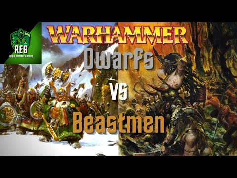 Warhammer Fantasy 6th Edition Battle Report | Dwarfs vs Beastmen