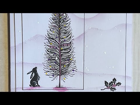 Christmas card design by Jo Rice #laviniastamps