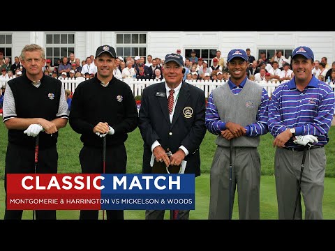 Mickelson & Woods vs Montgomerie & Harrington | Extended Highlights | 2004 Ryder Cup