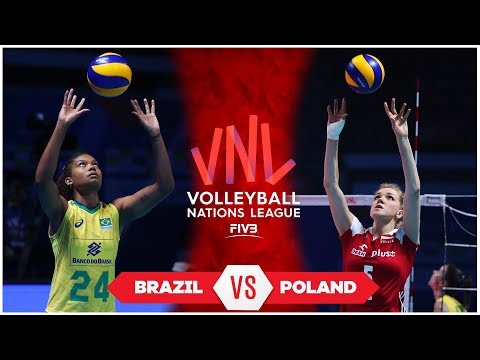 Brazil vs Poland | Match Highlights | Final Round Women's VNL 2019 (HD)