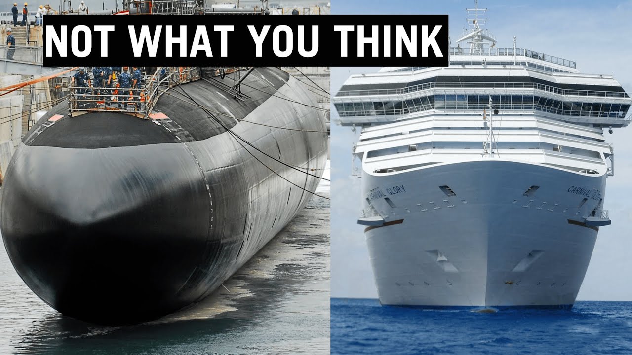 Why are Submarines Black and Cruise Ships White?
