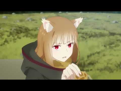 Merchant Meets The Wise Wolf - Holo feeds Lawrence
