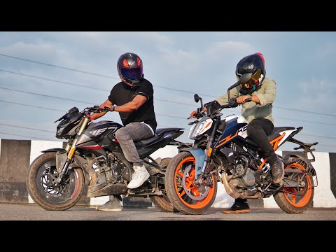 KTM Duke 160 Vs Pulsar N160 | 160cc King Race Battle 🏁🔥