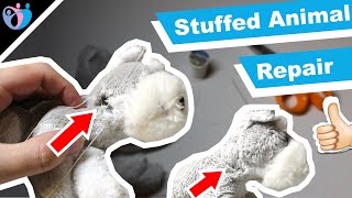 How to stitch a plush toy for your kid | hand sew a stuffed animal repair DIY | Dad Basics EP. 001