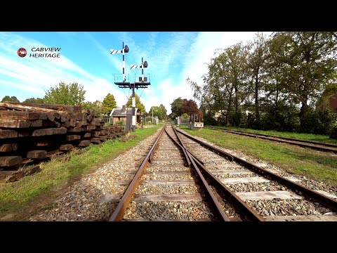 🇧🇪 Cab Ride 1925: Steam engine: Haaksbergen - Boekelo: Museumbuurtspoorweg MBS 12/6/2018