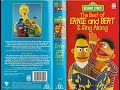 Sesame Street Home Video The Best Of Ernie And Bert Sing Along Australian VHS