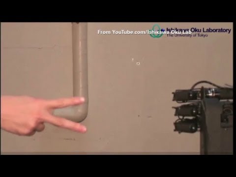 Robot plays rock, paper, scissors?