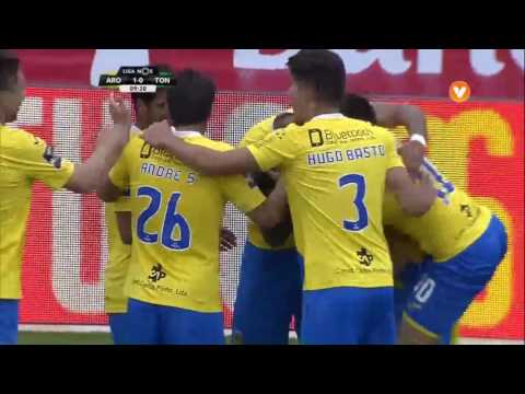 Golaço de Crivellaro - Arouca 1 x 2 Tondela liga portuguesa 2017