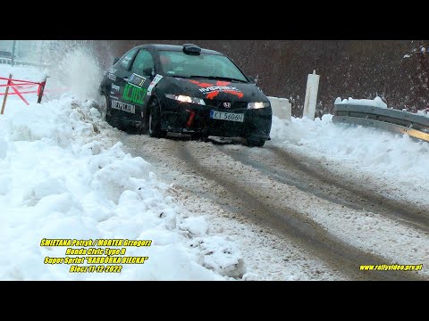ŚMIETANA Patryk/MORTEK Grzegorz- Honda Civic Type R- Super Sprint "BARBÓRKA BIECKA" Biecz 11-12-2022