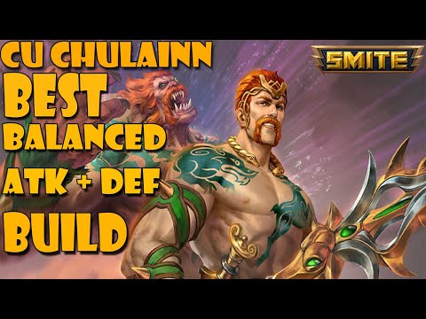 SMITE - Cu Chulainn Best Balanced ATK + DEF Build