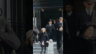 Leaving the Theater in 1915 - Restored Footage