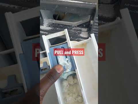 how to remove a washing machine soap dispenser #dispensor #appliances #selfrepair #fullyautomatic