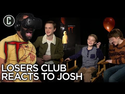 'It' the Movie Losers Club Reacts to Josh's VR