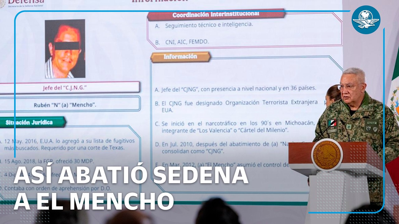El Mencho  Sedena revela cómo fue ubicado y abatido en Tapalpa