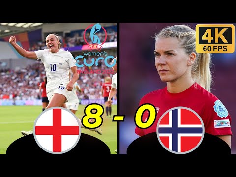 England 8 Norway 0 | Biggest Win in Women’s EURO History