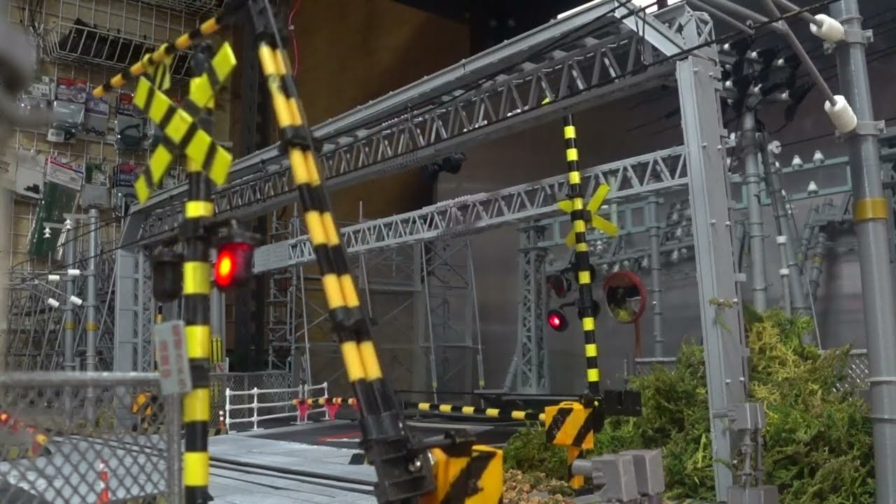 鉄道模型　踏切　(Railroad crossing)