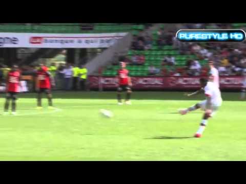 Coup franc EXCEPTIONNEL de Alain Traoré lorient contre rennes ligue1 2012 2013 16 septembre 2012