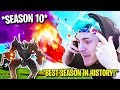 Streamers *REACT* To SEASON 10 + Map Changes (MAX BATTLE PASS TIER!)
