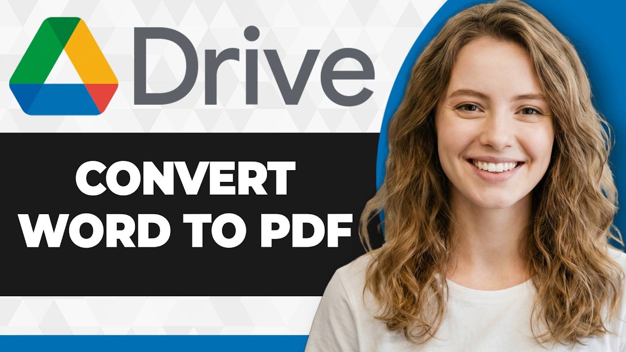 How to Convert Word to PDF Using Google Drive (Full 2026 Guide)