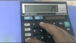 How to find cube root using a simple calculator