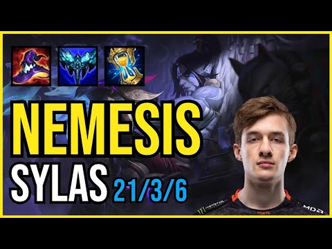 NEMESIS - SYLAS vs. SYNDRA Mid | EUW CHALLENGER | PATCH 10.25