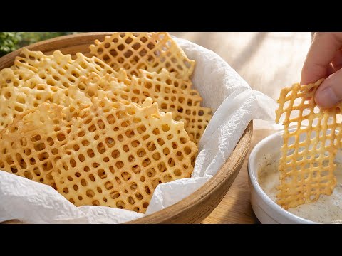 Tastier Than Potato Chips! Crispy Chickpea Chips | Only 3 Ingredients!