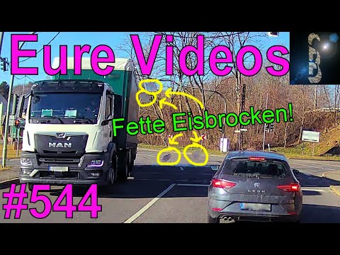 Eure Videos #544 - Dashcam - Eisbrocken vom LKW - Reh ausweichen und schleudern - Fahrerflucht