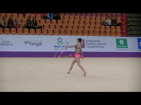 Athena Tsaltas (CAN)  hoop  Grand Prix Moscow 2017