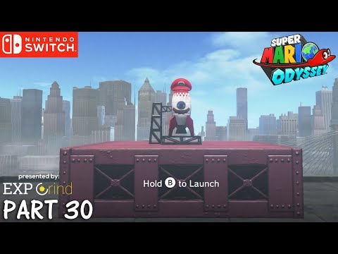Super Mario Odyssey GAMEPLAY Part 30 Metro Kingdom - Rocket Ship Mini Stage - Nintendo Switch