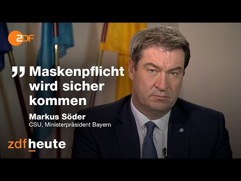 Coronavirus: Söder bei illner für Maskenpflicht in Deutschland